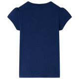 VidaXL Kindershirt 92 marineblauw