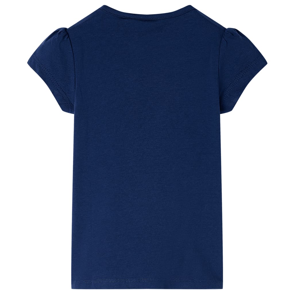 VidaXL Kindershirt 104 marineblauw