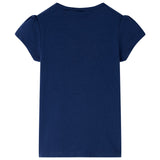 VidaXL Kindershirt 104 marineblauw