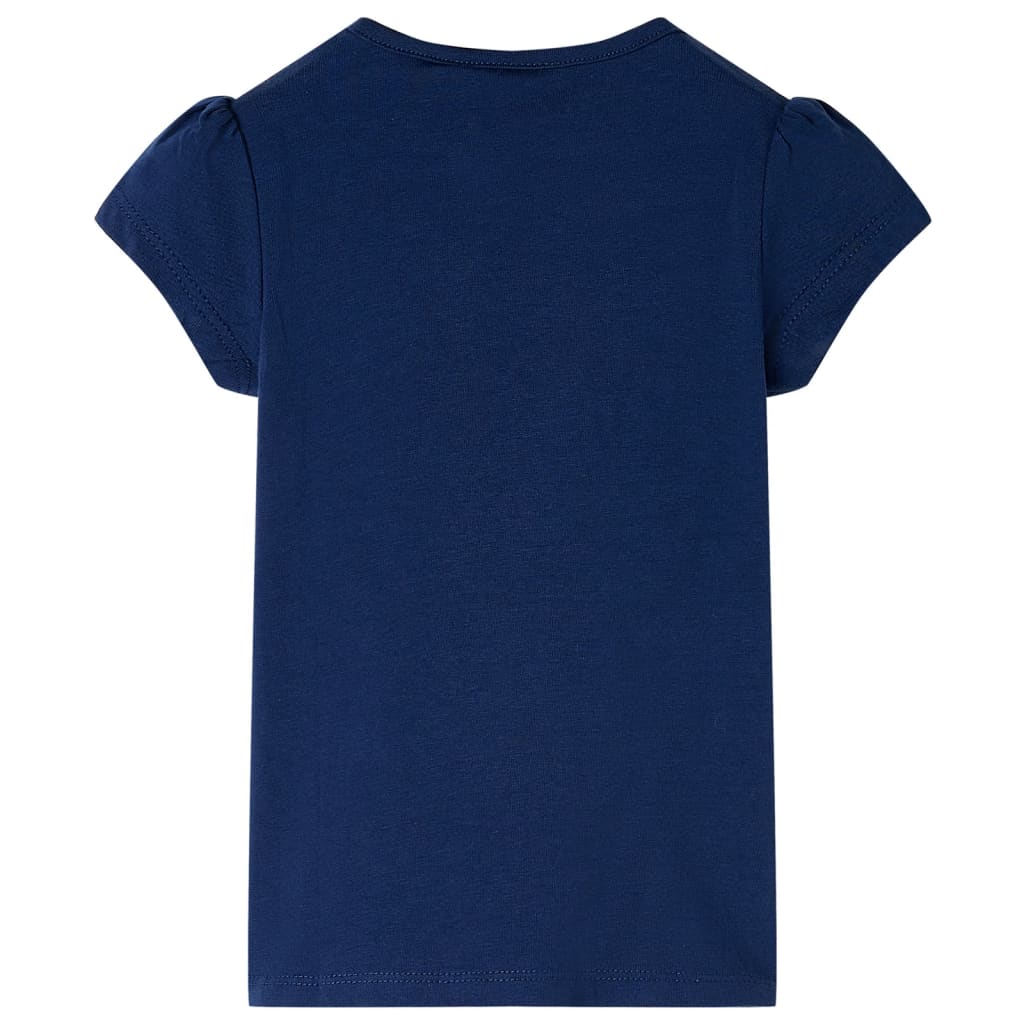VidaXL Kindershirt 140 marineblauw