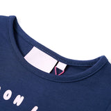 VidaXL Kindershirt 140 marineblauw