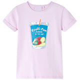 VidaXL Kindershirt 104 zachtroze