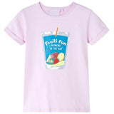 VidaXL Kindershirt 128 zachtroze