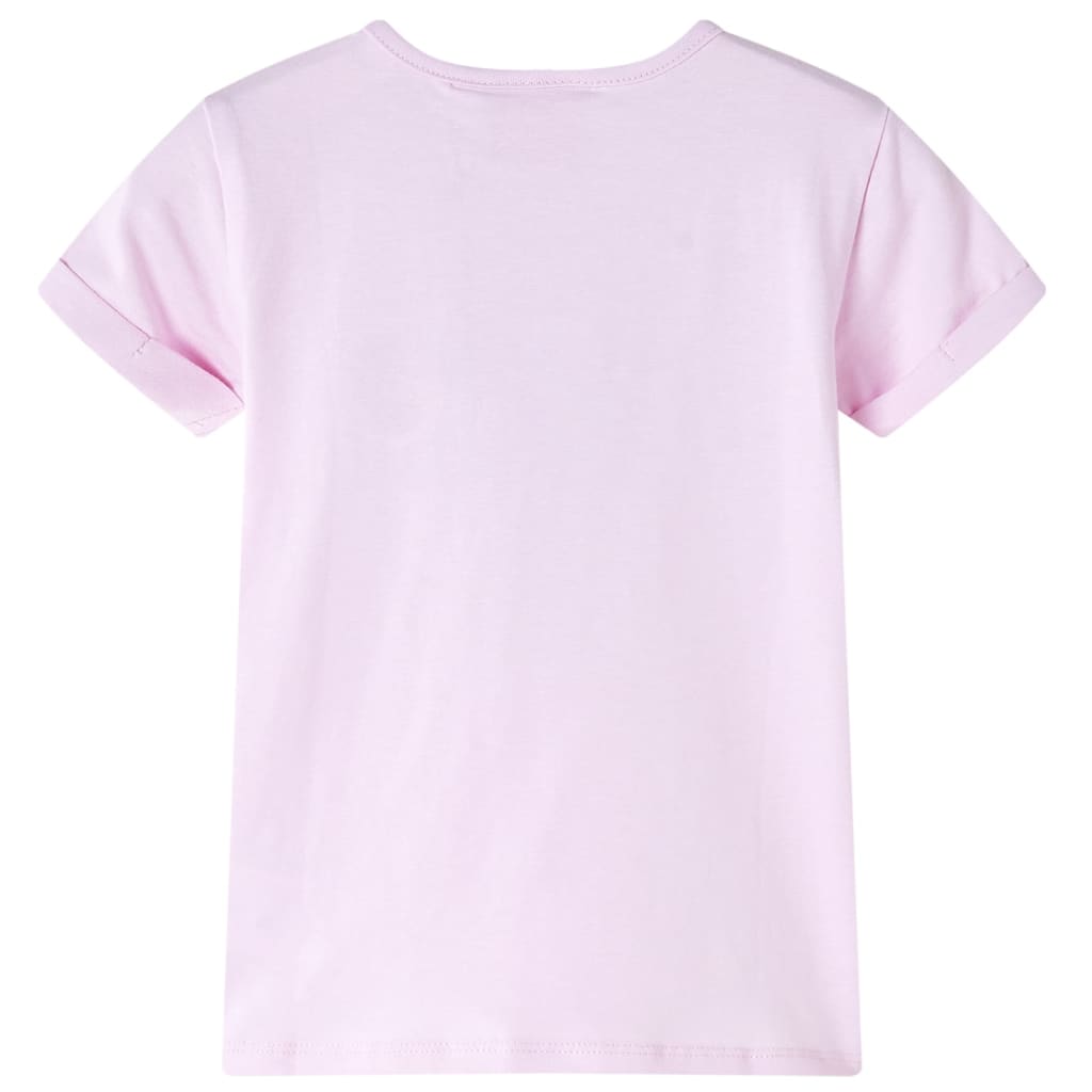 VidaXL Kindershirt 128 zachtroze