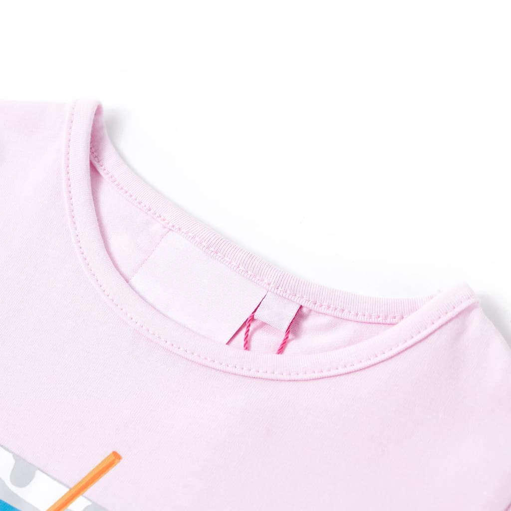 VidaXL Kindershirt 140 zachtroze