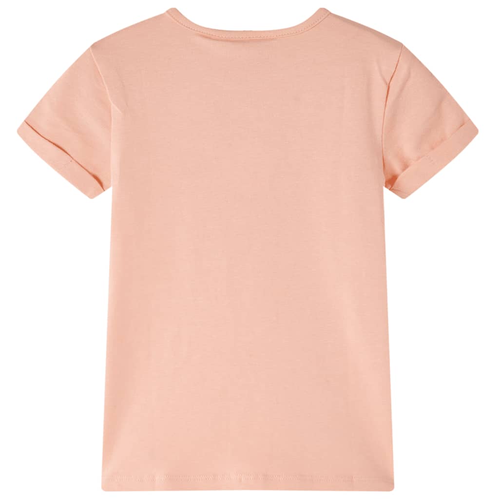 VidaXL Kindershirt 116 lichtoranje