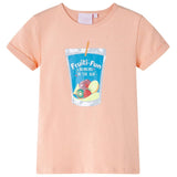 VidaXL Kindershirt 140 lichtoranje