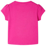 VidaXL Kindershirt 116 donkerroze