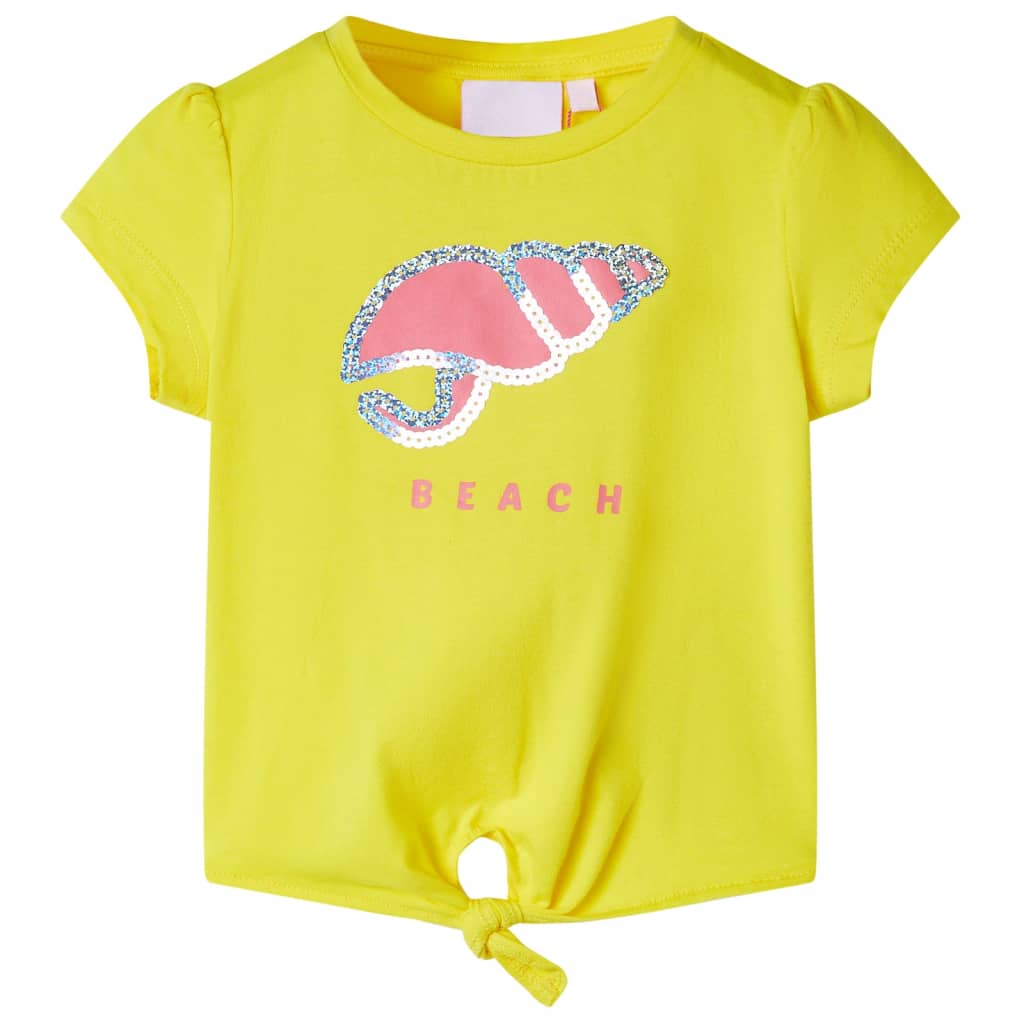 VidaXL Kindershirt 92 geel