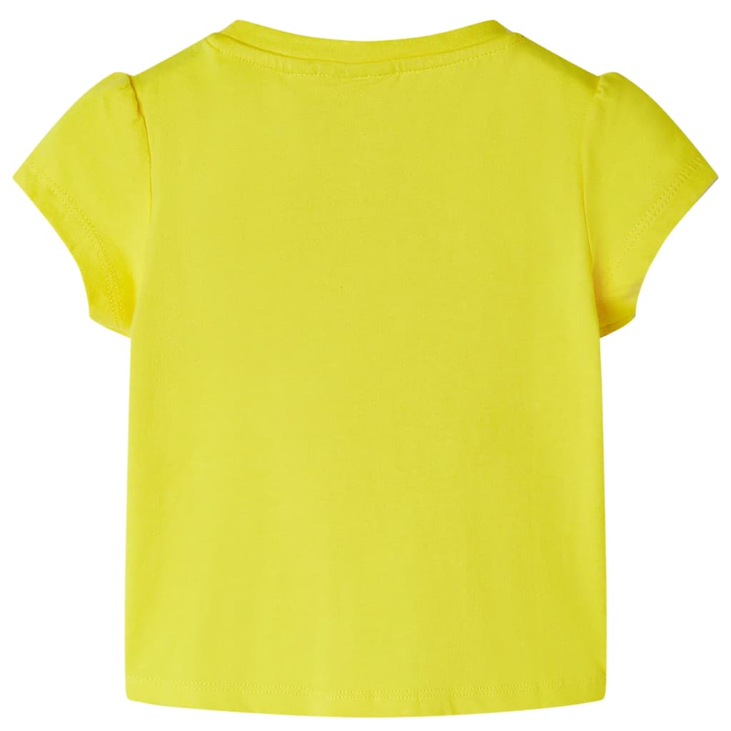 VidaXL Kindershirt 104 geel