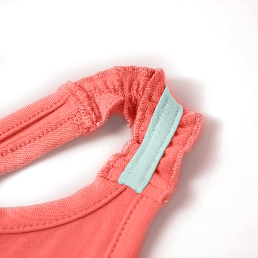 VidaXL Kindertopje 116 koraalkleurig