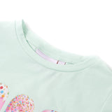 VidaXL Kindershirt 128 lichtmint
