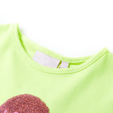 VidaXL Kindershirt 116 neongeel