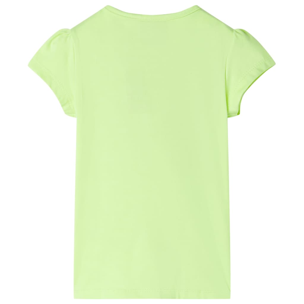 VidaXL Kindershirt 140 neongeel