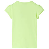 VidaXL Kindershirt 140 neongeel