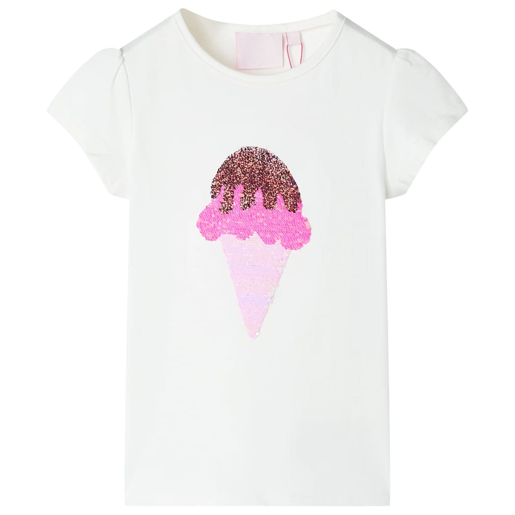 VidaXL Kindershirt 128 ecru