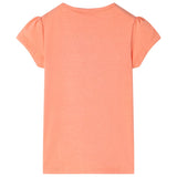VidaXL Kindershirt 116 neonoranje