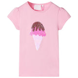 VidaXL Kindershirt 140 felroze