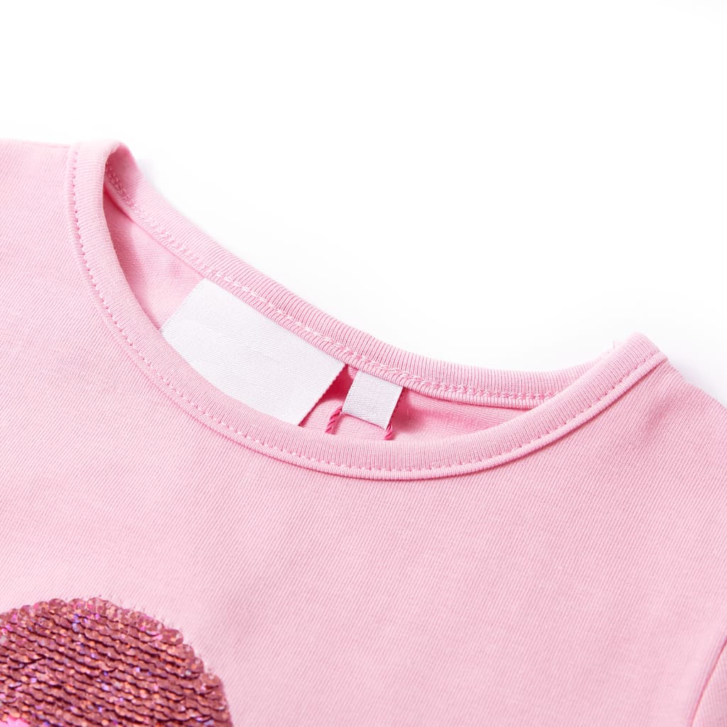 VidaXL Kindershirt 140 felroze