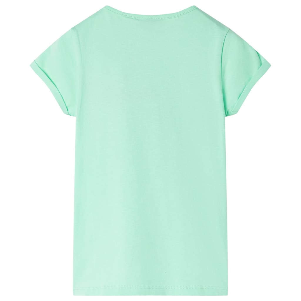 VidaXL Kindershirt 116 felgroen