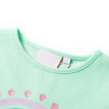 VidaXL Kindershirt 116 felgroen