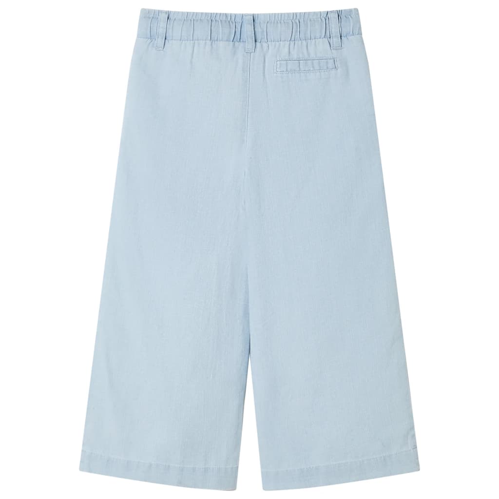 VidaXL Kinderbroek 104 zachtdenimblauw
