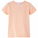 VidaXL Kindershirt 140 neonoranje