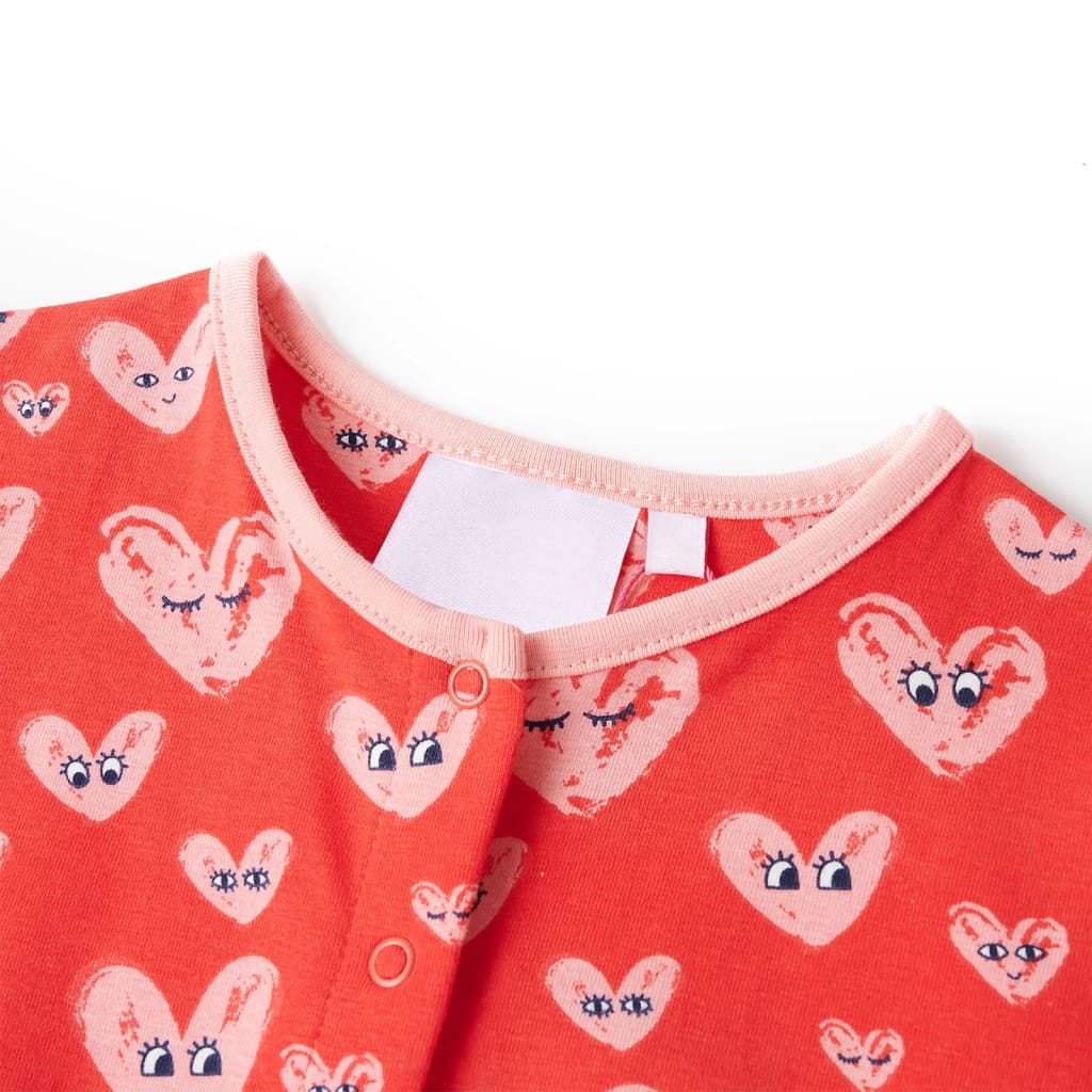 VidaXL Kinderjumpsuit 92 rood