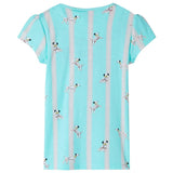 VidaXL Kinderpyjama met korte mouwen 116 ecru
