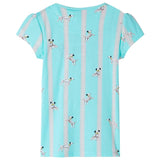 VidaXL Kinderpyjama met korte mouwen 140 ecru
