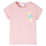 VidaXL Kindershirt 128 lichtroze