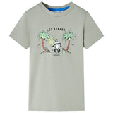 VidaXL Kindershirt 128 lichtkakikleurig