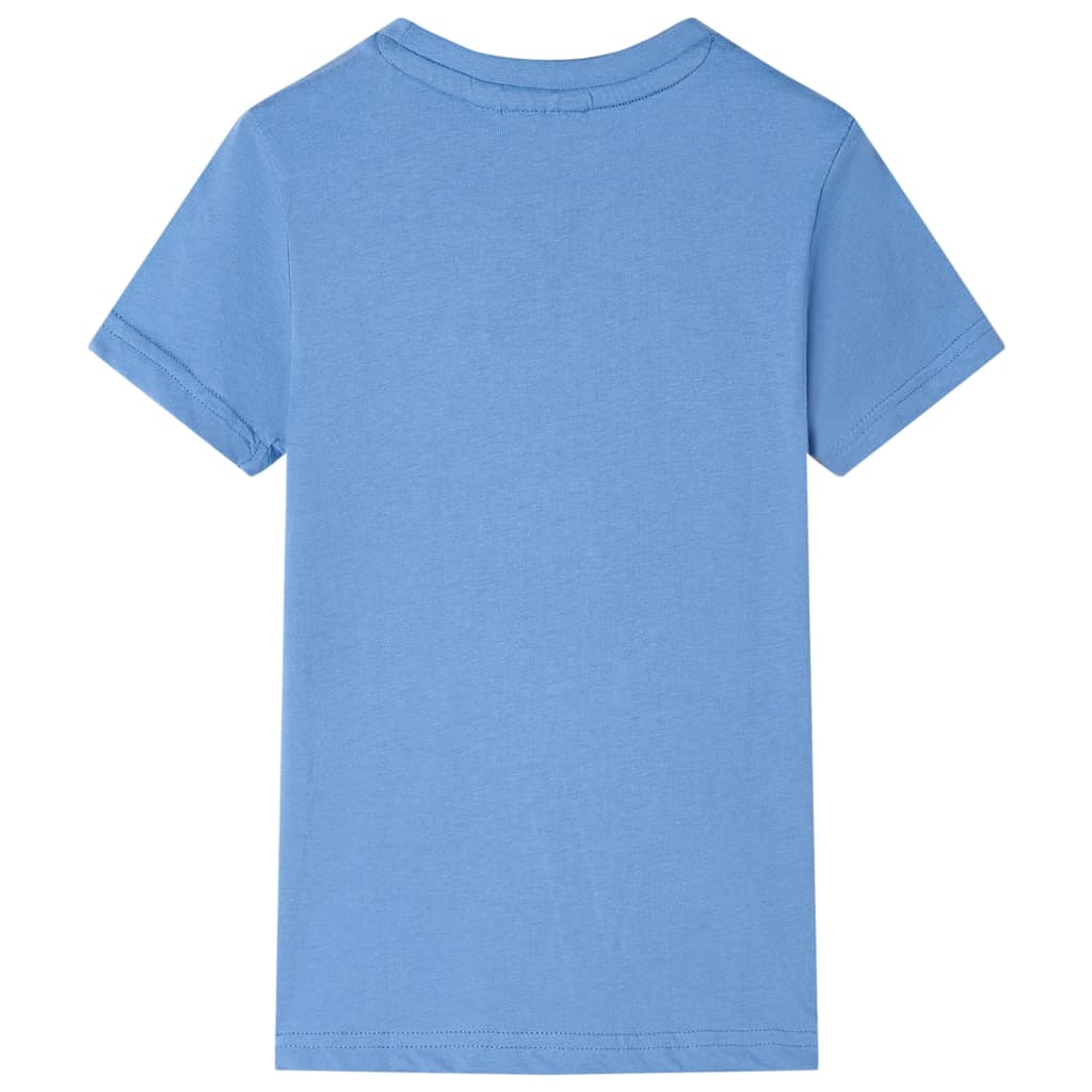 VidaXL Kindershirt 128 middelblauw