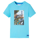 VidaXL Kindershirt 116 zeeblauw