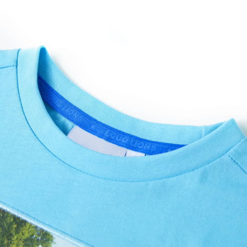 VidaXL Kindershirt 116 zeeblauw