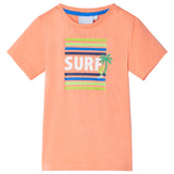 VidaXL Kindershirt 116 neonoranje