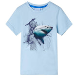 VidaXL Kindershirt 140 lichtblauw