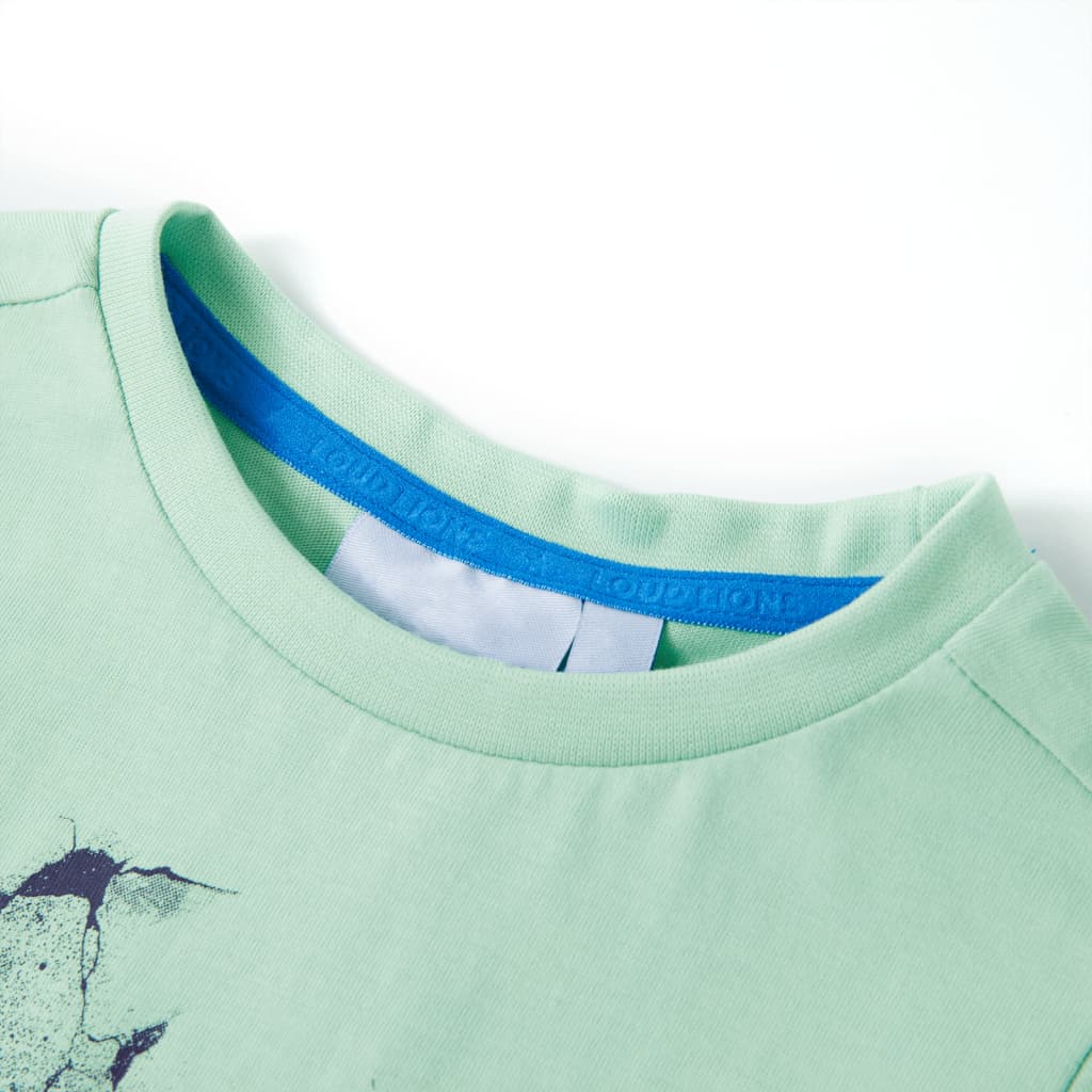 VidaXL Kindershirt 116 lichtgroen