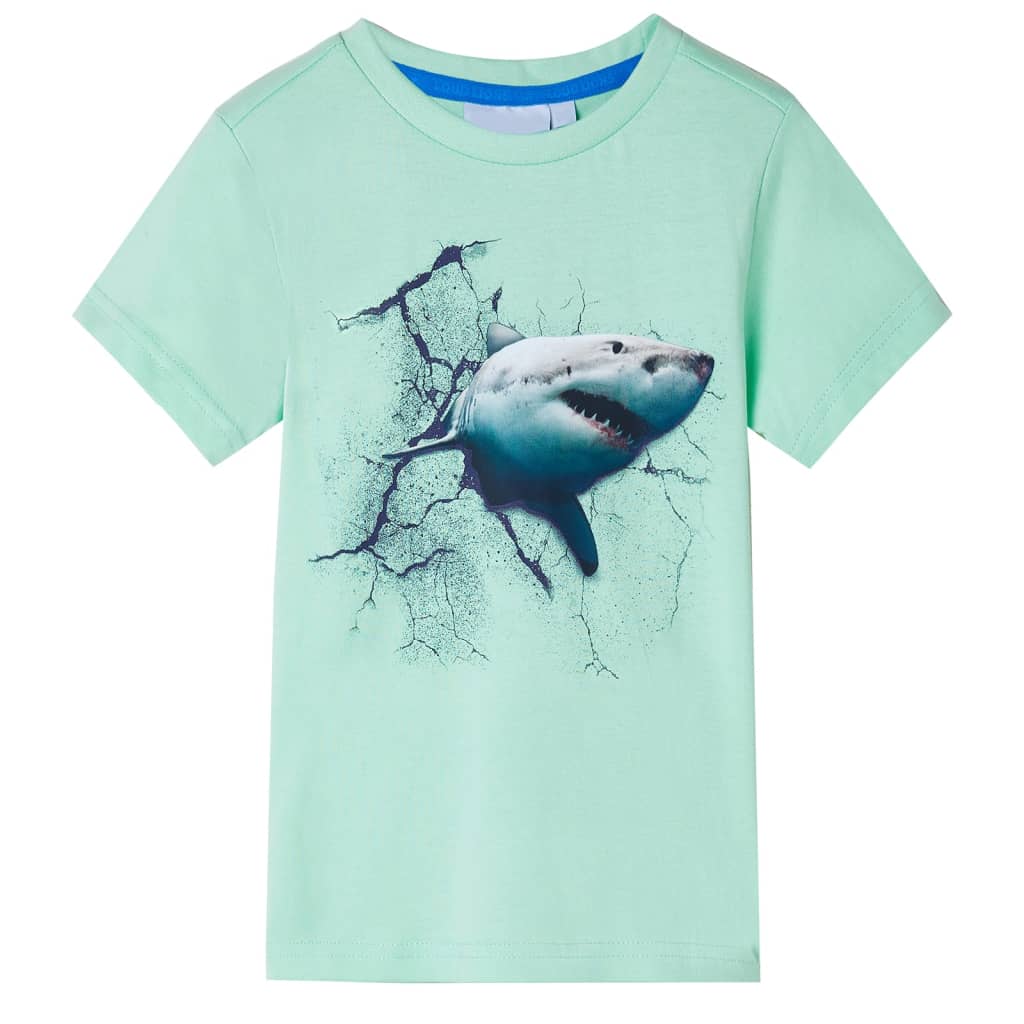VidaXL Kindershirt 128 lichtgroen