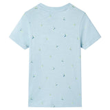 VidaXL Kindershirt 128 lichtblauw