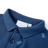 VidaXL Kinderpoloshirt 92 donkerblauw