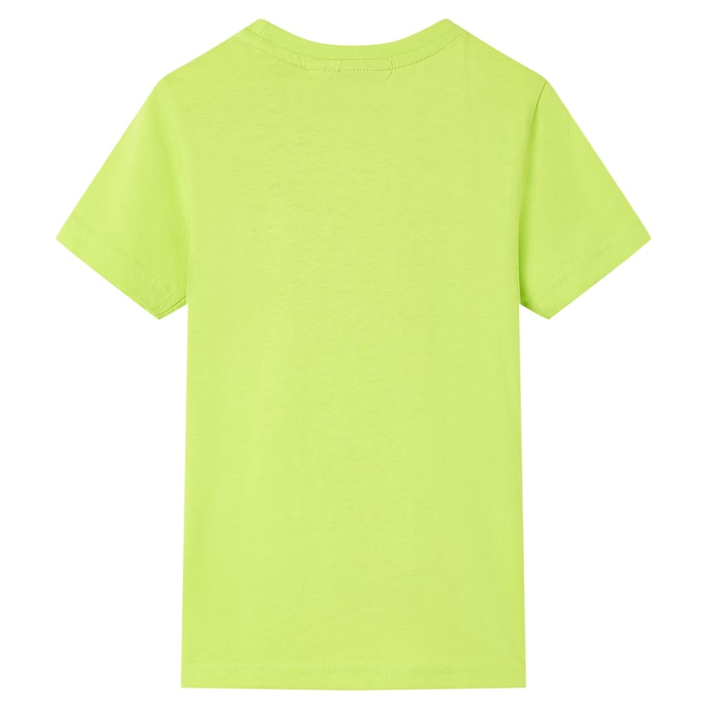 VidaXL Kindershirt 116 limoengroen