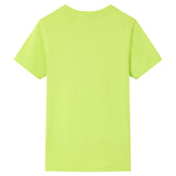 VidaXL Kindershirt 116 limoengroen