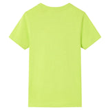 VidaXL Kindershirt 128 limoengroen