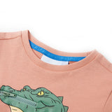VidaXL Kindershirt 128 lichtoranje