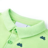 VidaXL Kinderpoloshirt 104 neongroen