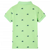 VidaXL Kinderpoloshirt 116 neongroen