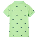 VidaXL Kinderpoloshirt 140 neongroen
