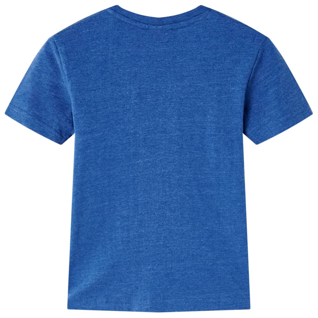 VidaXL Kindershirt 116 gemêleerd donkerblauw