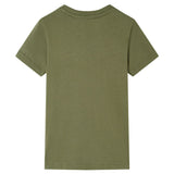 VidaXL Kindershirt 128 kakikleurig